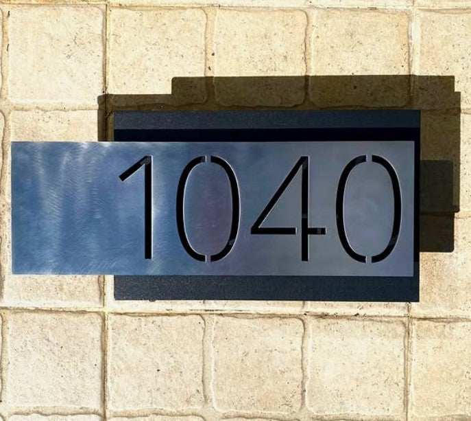Custom Door Number (33x16cm) ZEUS
