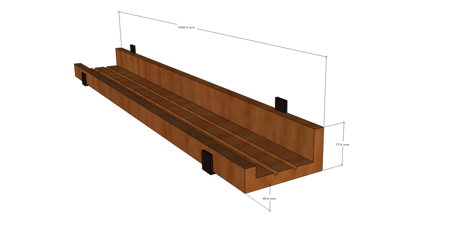 Prateleira para pratos decorativos PAMELA